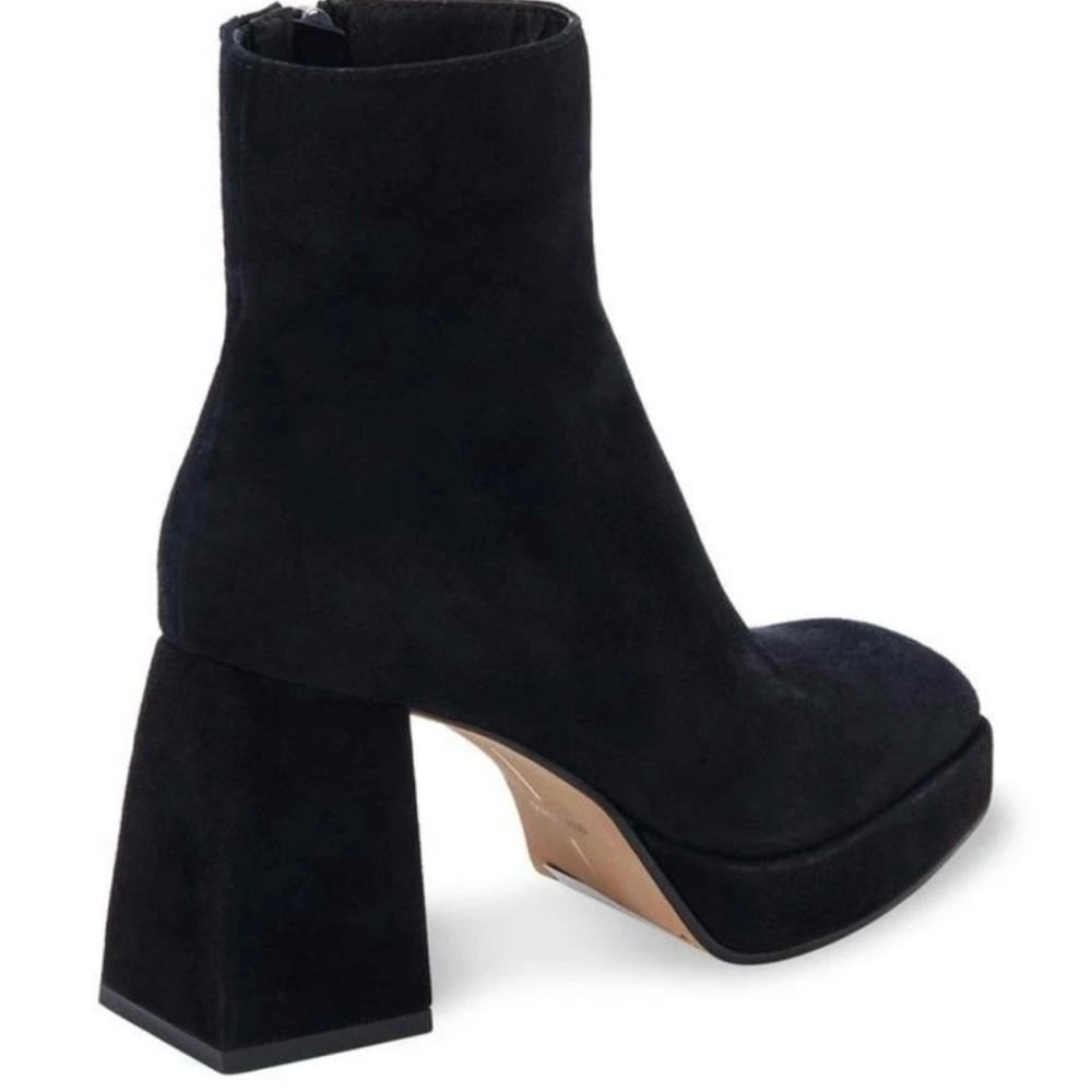 NEW Dolce Vita Ulysses Black Heeled Ankle Boots 8.5 - Picture 8 of 12